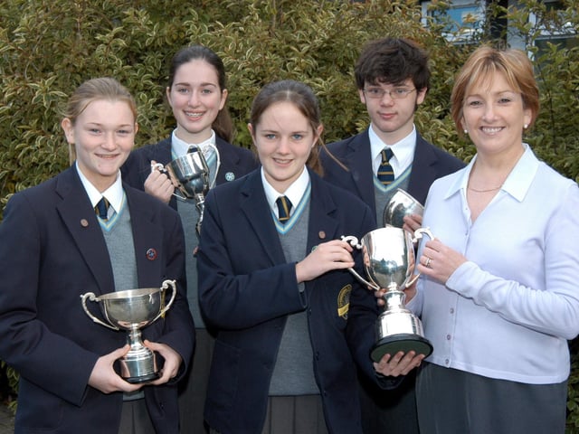 Derry and Donegal secondary school pupils in October 2003