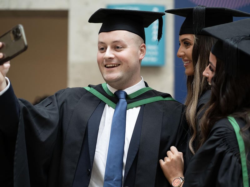 Ulster University Winter Graduations. (Photo: Nigel McDowell / Ulster University)
