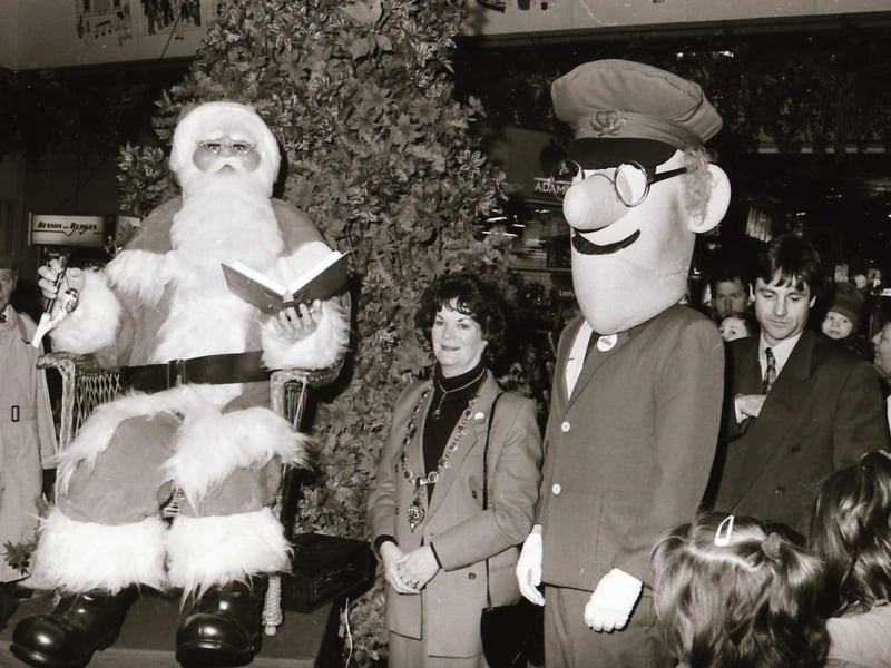 Santa and Postman Pat at the Richmond Centre.