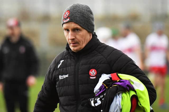 Derry senior hurling team manager Johnny MvGarvey. Photo: George Sweeney