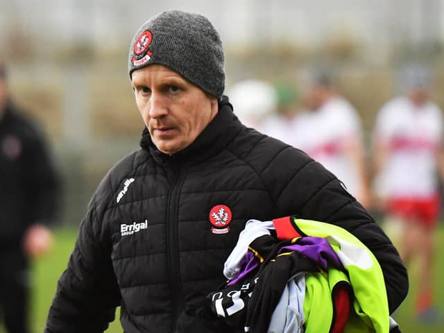 Derry senior hurling team manager Johnny MvGarvey. Photo:  George Sweeney