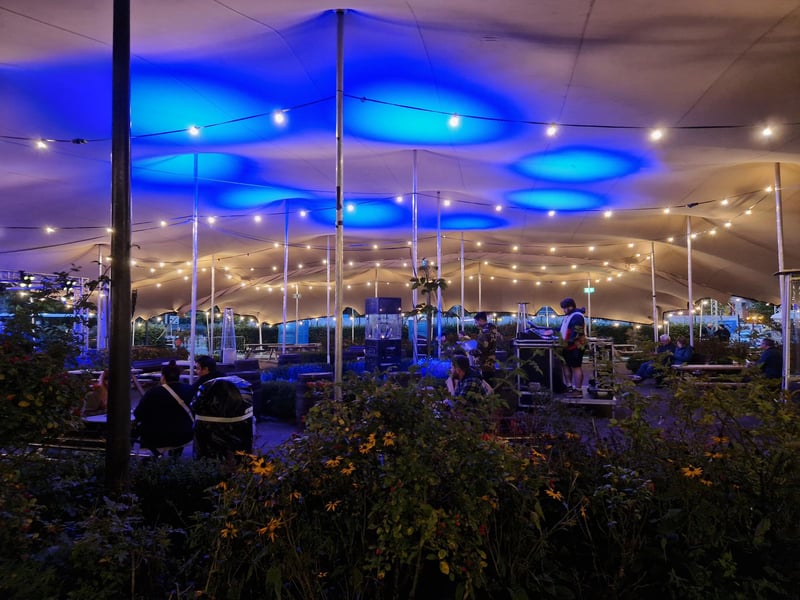 Oktoberfest, in The Peace Flame Garden.