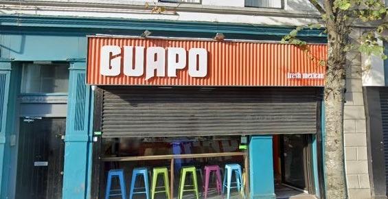 The number one takeaway in Derry, according to Google reviews, is the Mexican-styled Guapo. With 4.8 stars made up of 1,145 reviews, you can find it on Strand Road.