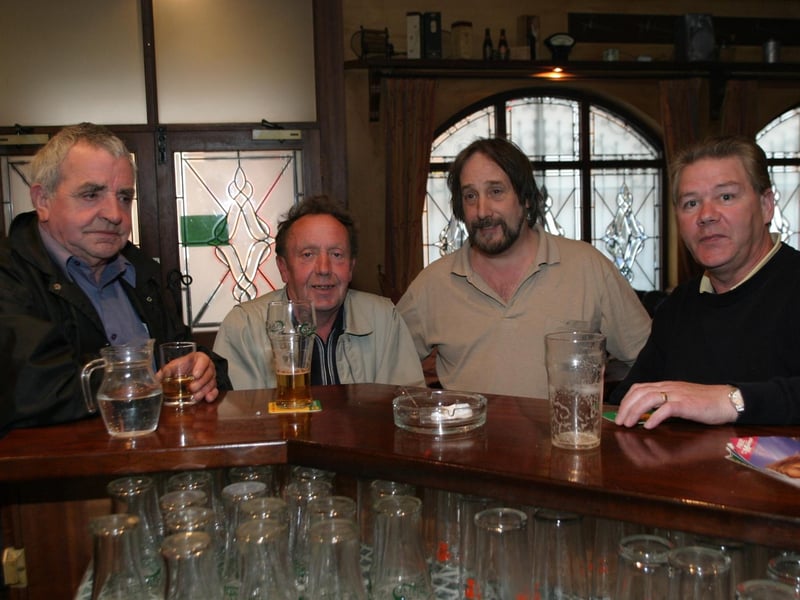Punters enjoying a night out at WG's bar in May 2004.
