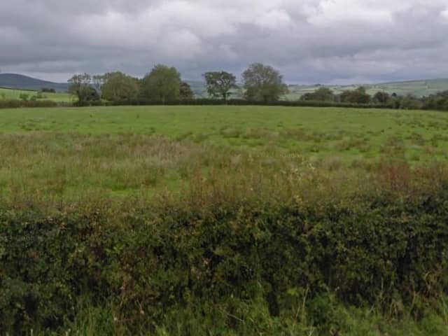 The greenbelt site begins at 64 Mullenan Road (pictured) and runs down over former farmland towards the River Foyle and the Ballougry Road.