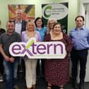 Mayor of Derry and Strabane Cllr Sandra Duffy met with staff from Extern during her visit to the charity's offices on Spencer Road.