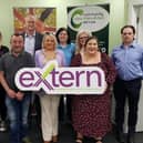 Mayor of Derry and Strabane Cllr Sandra Duffy met with staff from Extern during her visit to the charity's offices on Spencer Road.
