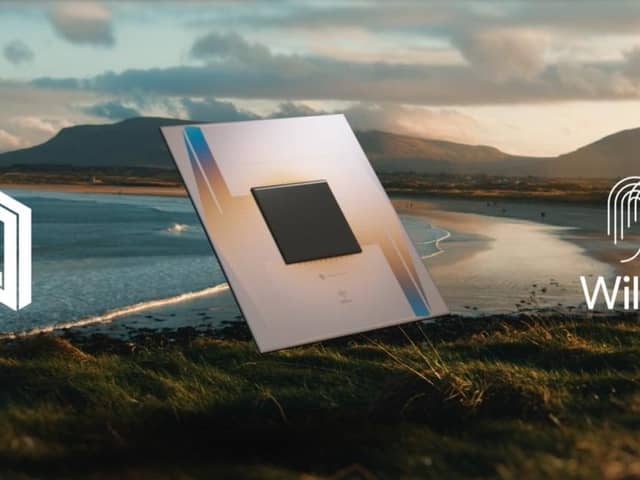 The blog post revealing the quantum leap featured a view of Mullaghmore and the Tievebaun and its sister peaks in the Darty mountains with an image of the Willow chip and logo emblazoned on top.