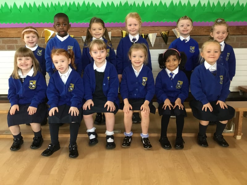 Primary 1 class, Chapel Road Primary School.