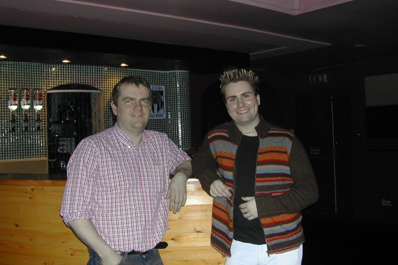 A night out at Pepes back in February 2003.