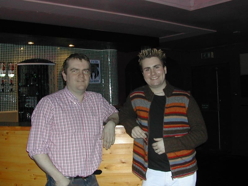 A night out at Pepes back in February 2003.