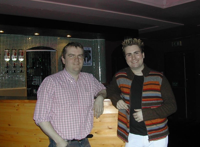 A night out at Pepes back in February 2003.