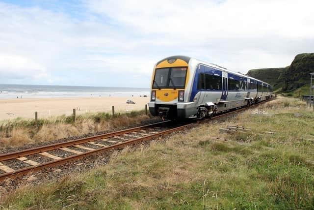 The Derry train at Downhill