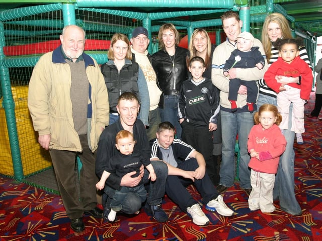 Shay McClure's party celebration in 2004.