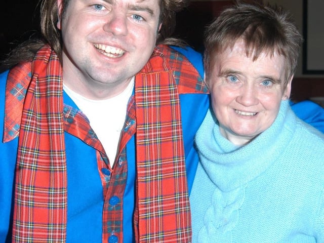 Eamon celebrating his 30th birthday 20 years ago.