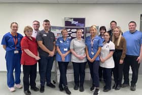 The Trust's Hospital at Home team, who are treating people in their homes.