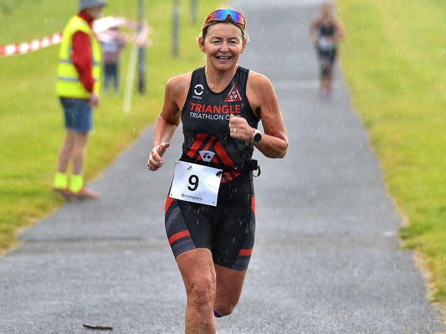 Catherine Butcher, Triangle Triathlon Club. Photo: George Sweeney