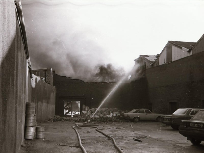 Bomb blaze at Hugh Deehan's Cash and Carry.