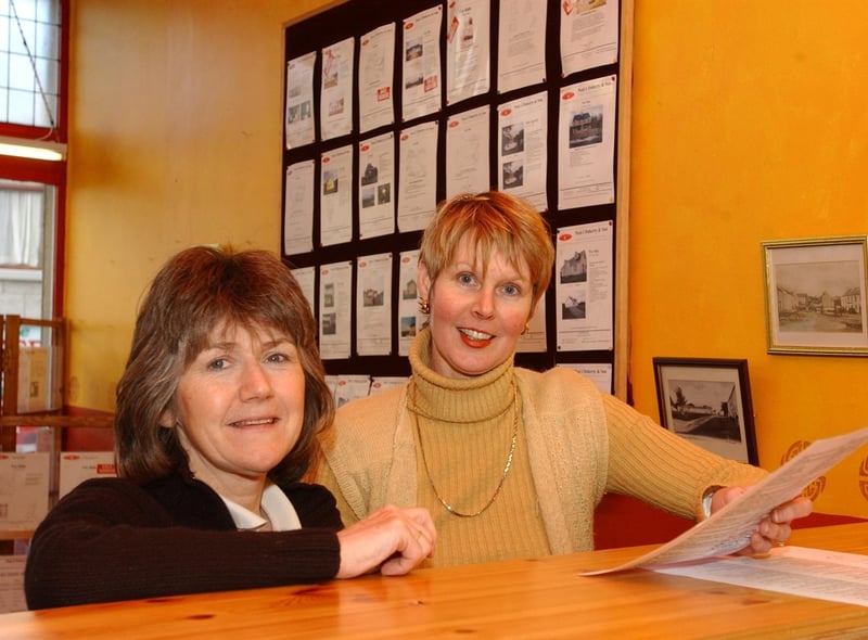Jenny Craven, I.T. technician and Geraldine Kearney, manager, Neal J Doherty Auctioneers. (2401A22)