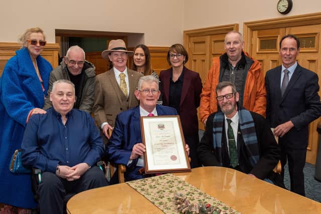 Jon McCourt has been awarded the Freedom of the City & District.