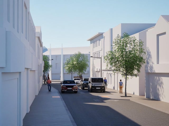 Artist impressions of the proposed new £7m public realm improvement scheme in Strabane will remain on display at the Civic Room in Strabane Library, Railway Street, until January.