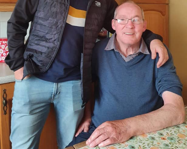 Ciaran and his beloved grandfather, the late Bobby Forrest, a true Spartan legend.