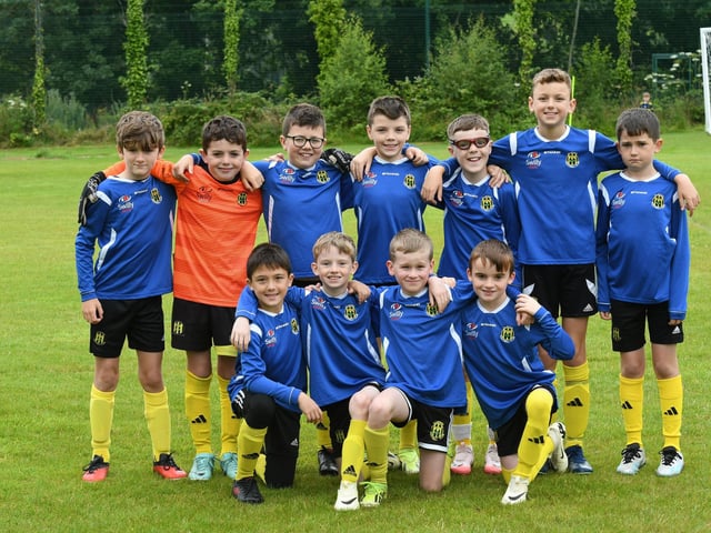 The Illistrin Colts under-10's team pictured at Oakgrove on Tuesday morning.