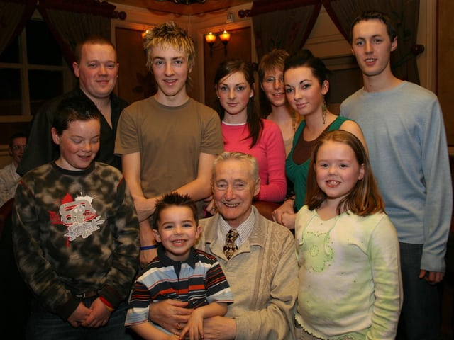 Parties and celebrations April 2005: Freddie Doherty.