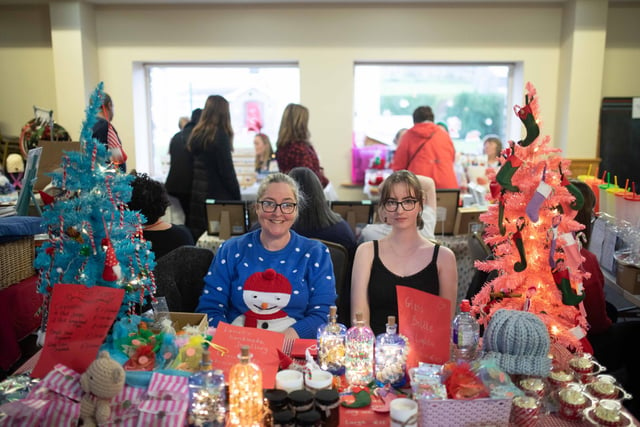 Getting into the Christmas Spirit at the Sliabh Sneacht Centre Christmas Craft Fair in Drumfries.