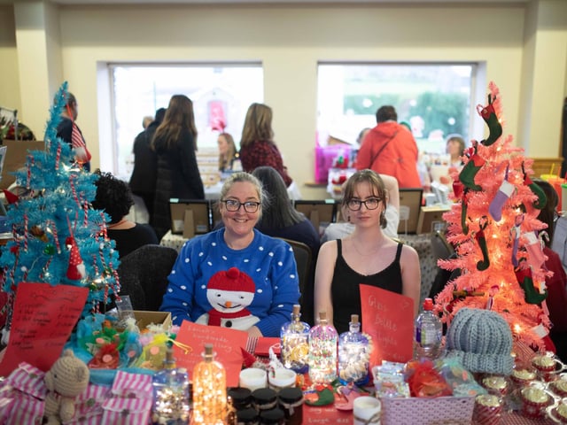 Getting into the Christmas Spirit at the Sliabh Sneacht Centre Christmas Craft Fair in Drumfries.