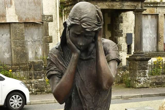 The memorial to the victims of the Claudy bombings. Survivor Mary Hamilton told the ‘Journal’ the families are keen to have the monument renovated.