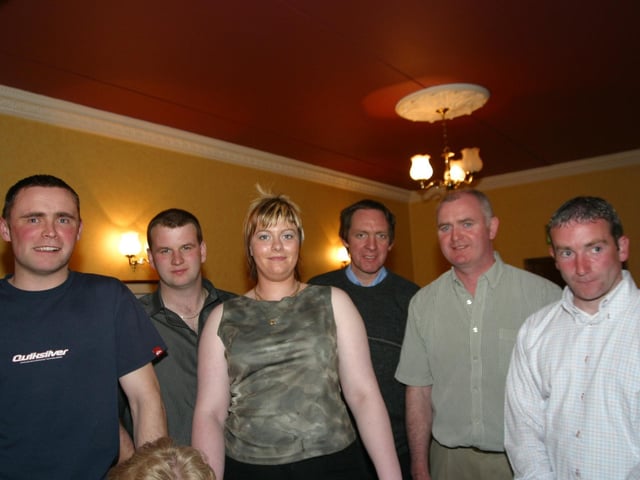 Party celebrations back in April 2004.