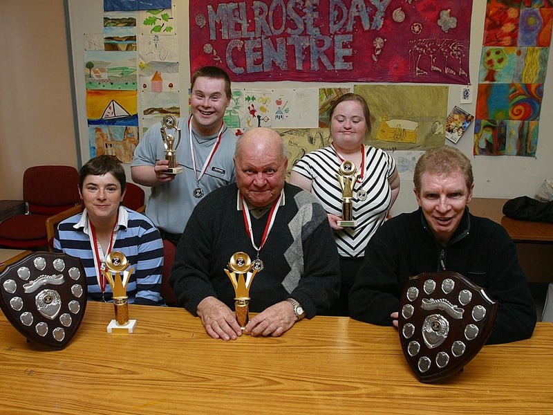 Prizewinners back in 2003.