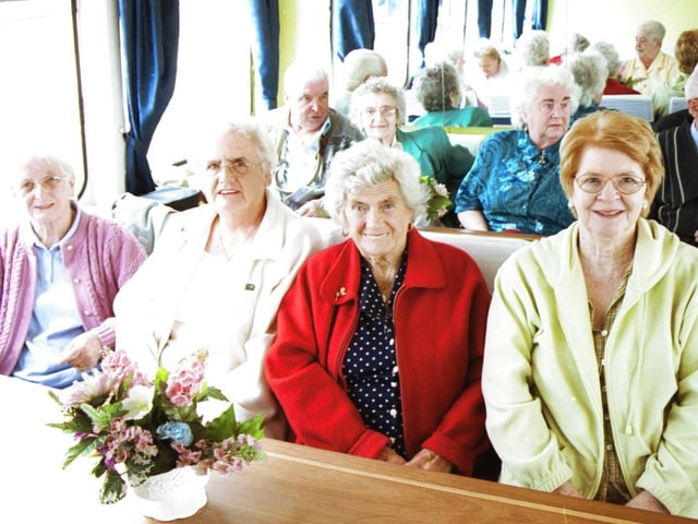 At the Golden Link Festival senior citizens boat trip were L/R:- Nan Quigley, Mary Meenan, Rita Gill and Susan Harris. 150803HG15