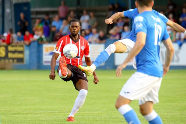Derry City midfielder Sadou Diallo will miss Sunday's FAI Cup Final through suspension.