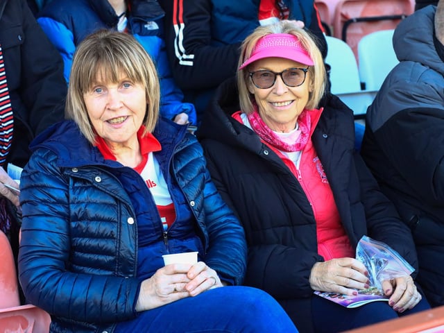 Enjoying the Ulster GAA Football Championship tie between Derry & Antrim in Celtic Park. (Photo - Tom Heaney, nwpresspics)
