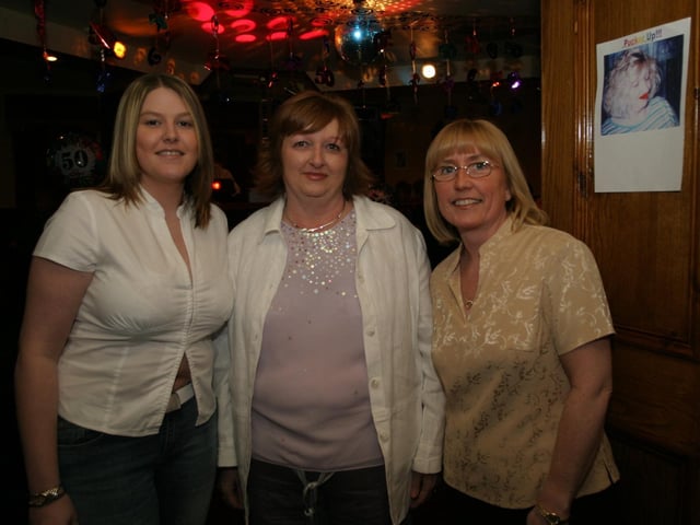 Party celebrations back in 2004: Elizabeth Gallagher.