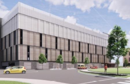 An artist's impression of how the new Cityside Health Hub at Fort George in Derry will look.