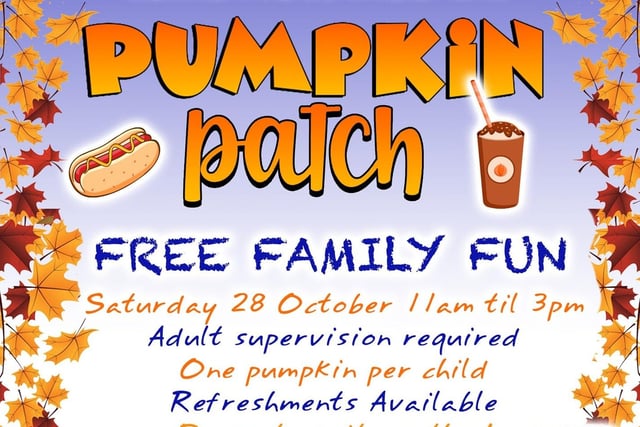 Rath Mor Garden Pumpkin Patch takes place on Saturday, October 28 from 11am to 3pm. The family fun day is free and each child will receive a pumpkin.