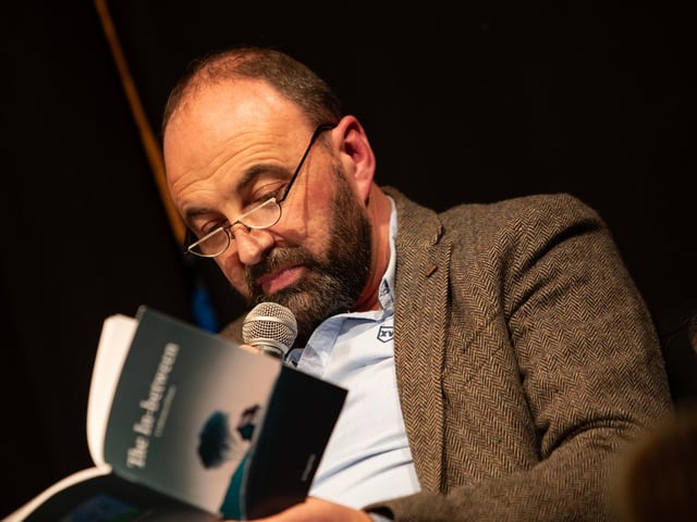 'The In-between' author and poet Feargal Friel reading on Thursday night from his new book 'The In-between'.