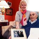 Carita Kerr with her late husband John in 2007.