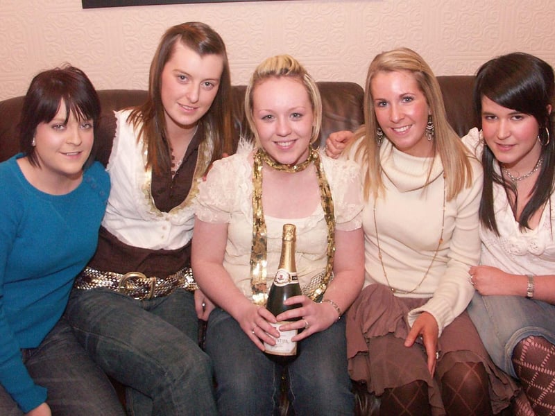 L/R:- Una Brown, Aishling Curran, Laura Collins, Orla Forbes and Niamh Gallagher. : .