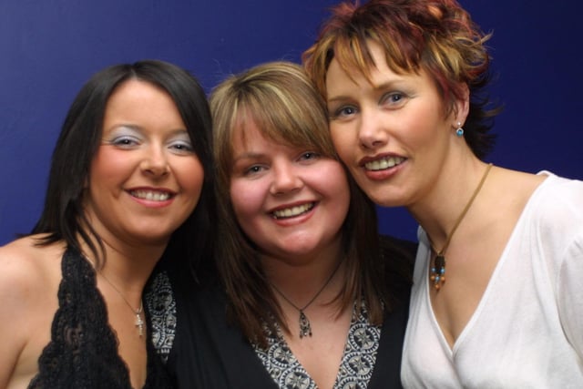 Catherine Green, Amanda McCay and Fionnuala Gillen pose for our photographer.  (2103JM03):.