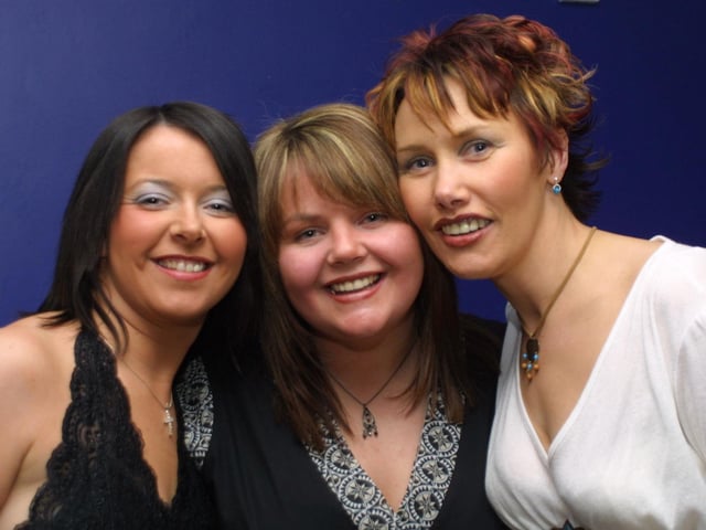 Catherine Green, Amanda McCay and Fionnuala Gillen pose for our photographer.  (2103JM03):.