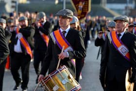 The Auld Orange Flute Band. Photo: George Sweeney.  DER2148GS – 040