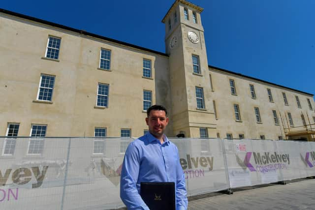 Gary McDonald, manager of the new Ebrington Hotel. Photo: George Sweeney. DER2321GS - 23