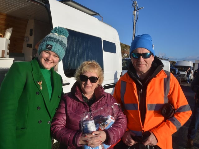 Malin Head St Stephen's Day Swim in aid of Malin Head Community Association Ltd and Ronald McDonald House. Pictures: Malin Head Community on Facebook:Malin Head St Stephen's Day Swim