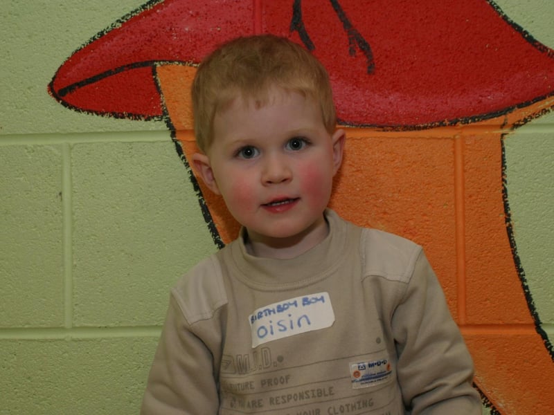 Oisin McGuinness party pics from 20 years ago.