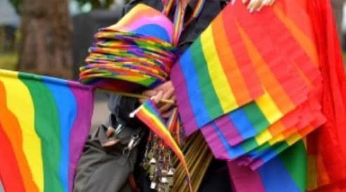 Pride flags. (File picture)