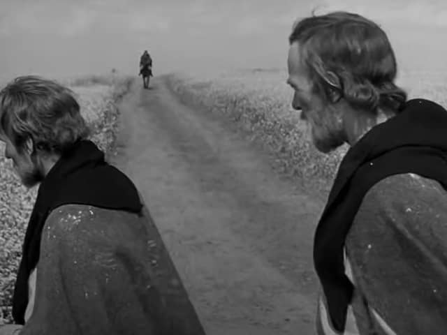 Andrei Tarkovsky's eponymous biography of the Russian iconographer Andrei Rublev (1969) is included under the category 'religion'.
